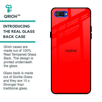 Blood Red Glass Case for Realme C2