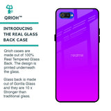 Purple Pink Glass Case for Realme C2