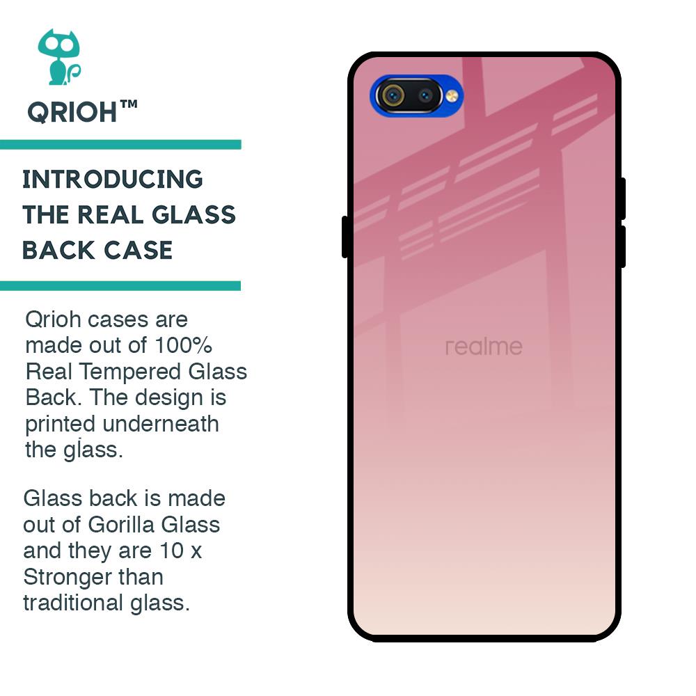 Blooming Pink Glass Case for Realme C2