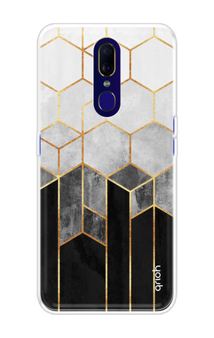 Hexagonal Pattern Oppo F11 Back Cover