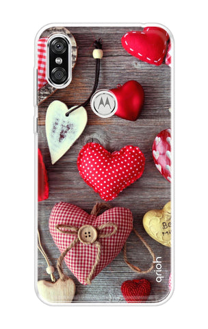 Valentine Hearts Motorola P30 Back Cover