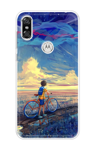 Riding Bicycle to Dreamland Motorola P30 Back Cover