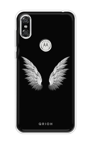 White Angel Wings Motorola P30 Back Cover