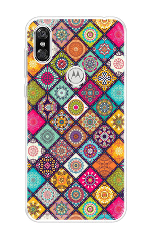 Multicolor Mandala Motorola P30 Back Cover