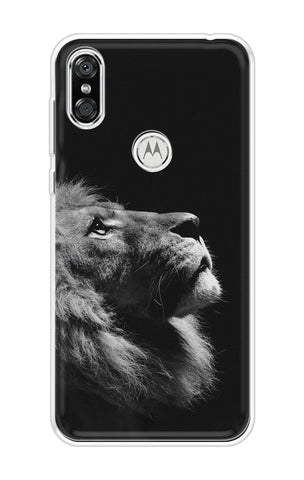 Lion Looking to Sky Motorola P30 Back Cover
