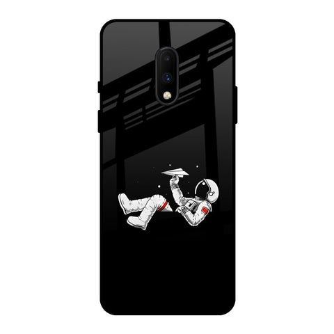 Space Traveller OnePlus 7 Glass Back Cover Online