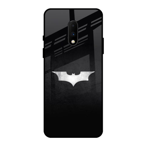 Super Hero Logo OnePlus 7 Glass Back Cover Online