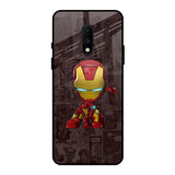 Angry Baby Super Hero OnePlus 7 Glass Back Cover Online