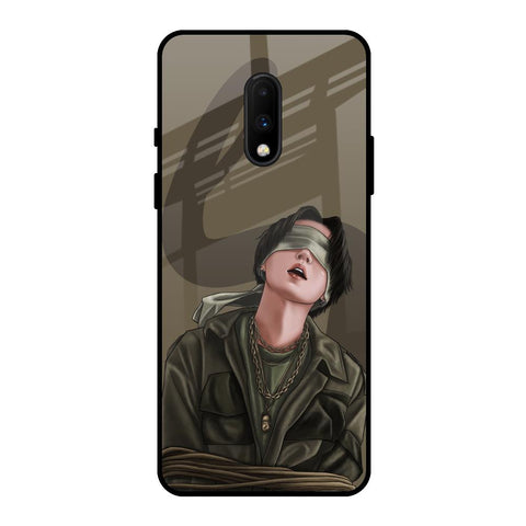 Blind Fold OnePlus 7 Glass Back Cover Online