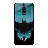 Cyan Bat OnePlus 7 Glass Back Cover Online