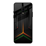 Modern Ultra Chevron OnePlus 7 Glass Back Cover Online