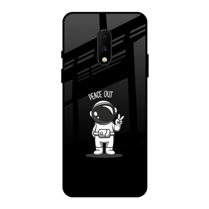 Peace Out Astro OnePlus 7 Glass Back Cover Online