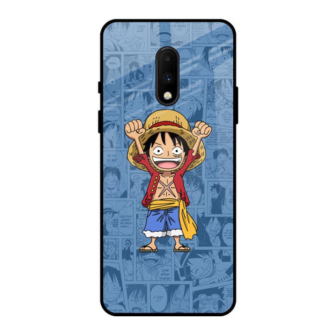 Chubby Anime OnePlus 7 Glass Back Cover Online