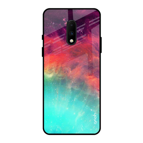 Colorful Aura OnePlus 7 Glass Back Cover Online