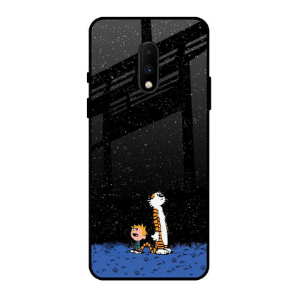 Night Sky Star OnePlus 7 Glass Back Cover Online