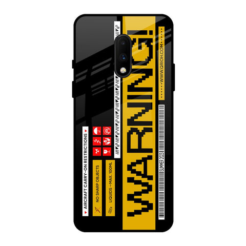 Aircraft Warning OnePlus 7 Glass Back Cover Online