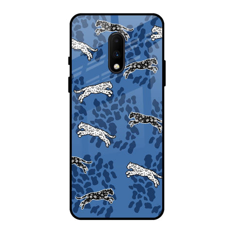 Blue Cheetah OnePlus 7 Glass Back Cover Online