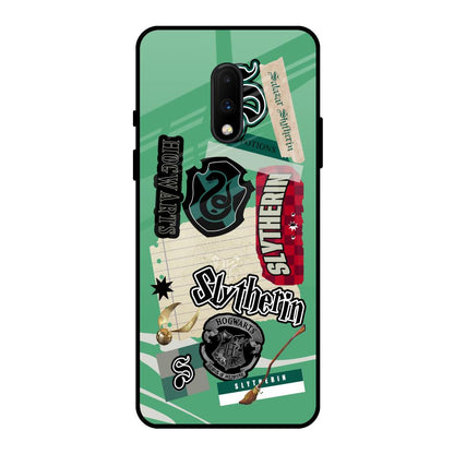 Slytherin OnePlus 7 Glass Back Cover Online