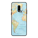 Travel Map OnePlus 7 Glass Back Cover Online