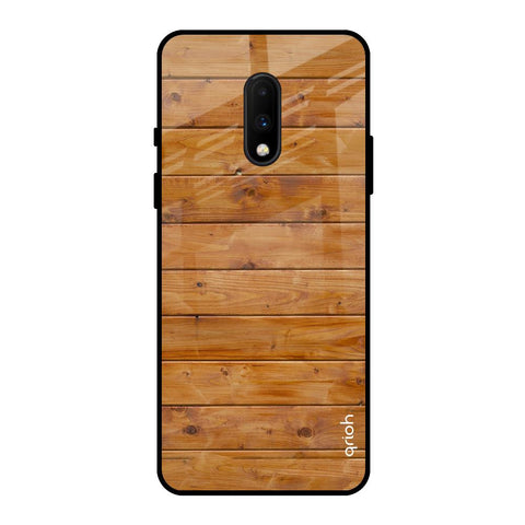 Timberwood OnePlus 7 Glass Back Cover Online