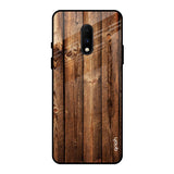 Timber Printed OnePlus 7 Glass Back Cover Online
