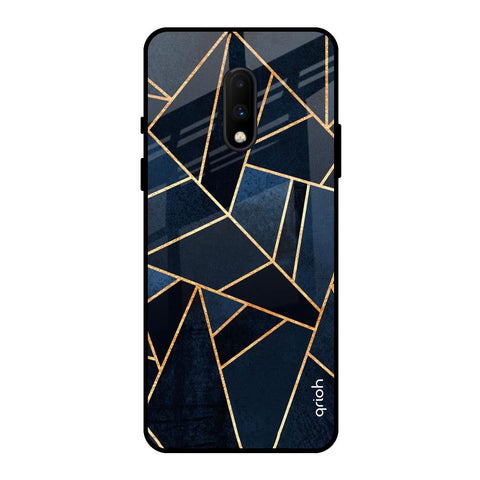 Abstract Tiles OnePlus 7 Glass Back Cover Online
