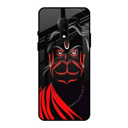 Lord Hanuman OnePlus 7 Glass Back Cover Online