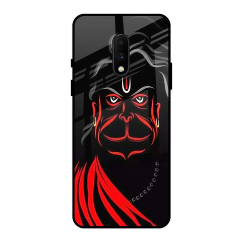 Lord Hanuman OnePlus 7 Glass Back Cover Online
