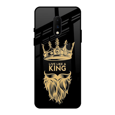 King Life OnePlus 7 Glass Back Cover Online