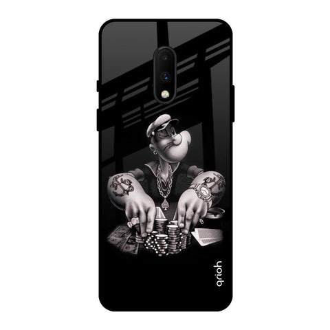 Gambling Problem OnePlus 7 Glass Back Cover Online