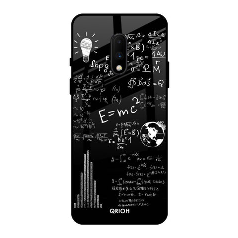 Funny Math OnePlus 7 Glass Back Cover Online