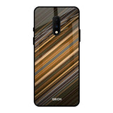 Diagonal Slash Pattern OnePlus 7 Glass Back Cover Online