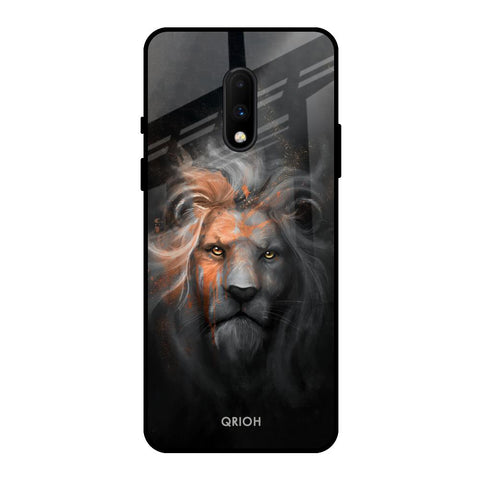 Devil Lion OnePlus 7 Glass Back Cover Online
