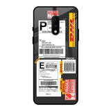 Cool Barcode Label OnePlus 7 Glass Back Cover Online