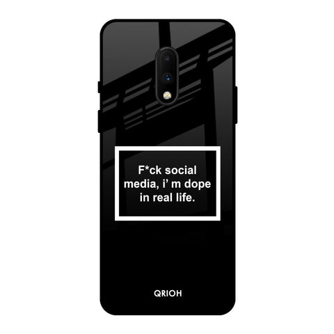 Dope In Life OnePlus 7 Glass Back Cover Online