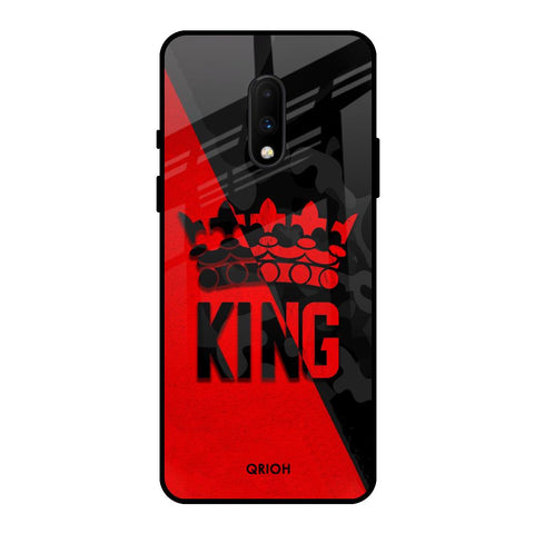 I Am A King OnePlus 7 Glass Back Cover Online