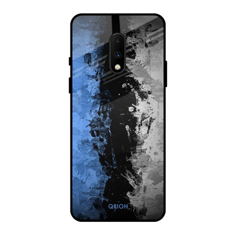 Dark Grunge OnePlus 7 Glass Back Cover Online