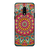 Elegant Mandala OnePlus 7 Glass Back Cover Online