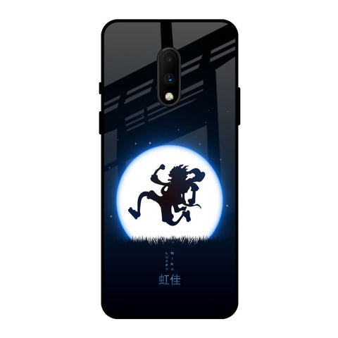 Luffy Nika OnePlus 7 Glass Back Cover Online