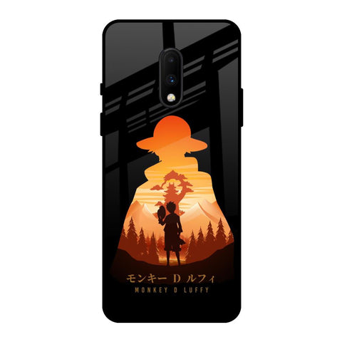 Luffy One Piece OnePlus 7 Glass Back Cover Online