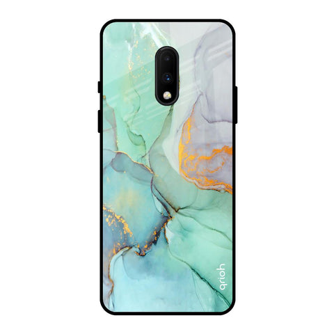 Green Marble OnePlus 7 Glass Back Cover Online