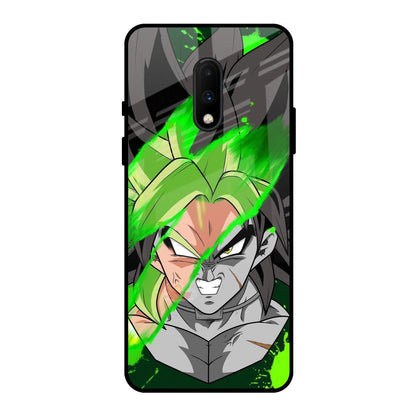 Anime Green Splash OnePlus 7 Glass Back Cover Online