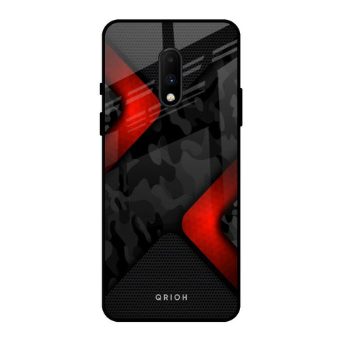 Modern Camo Abstract OnePlus 7 Glass Back Cover Online