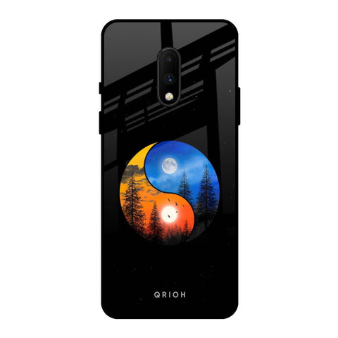 Yin Yang Balance OnePlus 7 Glass Back Cover Online