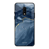 Deep Ocean Marble OnePlus 7 Glass Back Cover Online