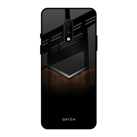 Dark Walnut OnePlus 7 Glass Back Cover Online