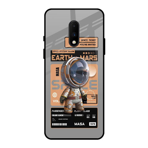 Space Ticket OnePlus 7 Glass Back Cover Online