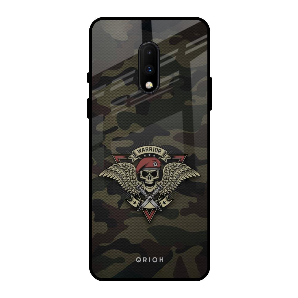 Army Warrior OnePlus 7 Glass Back Cover Online
