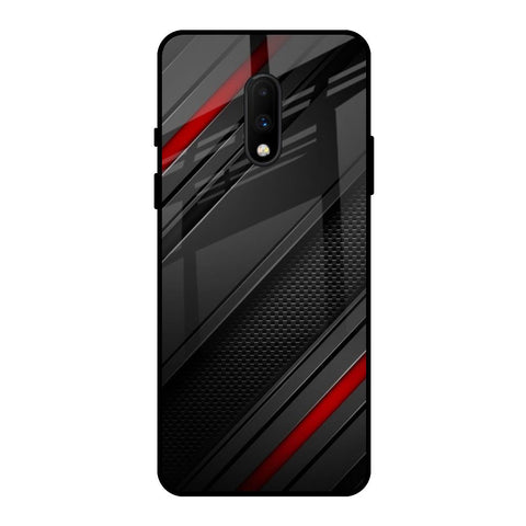 Modern Abstract OnePlus 7 Glass Back Cover Online