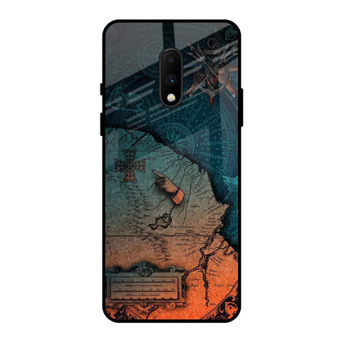 Geographical Map OnePlus 7 Glass Back Cover Online